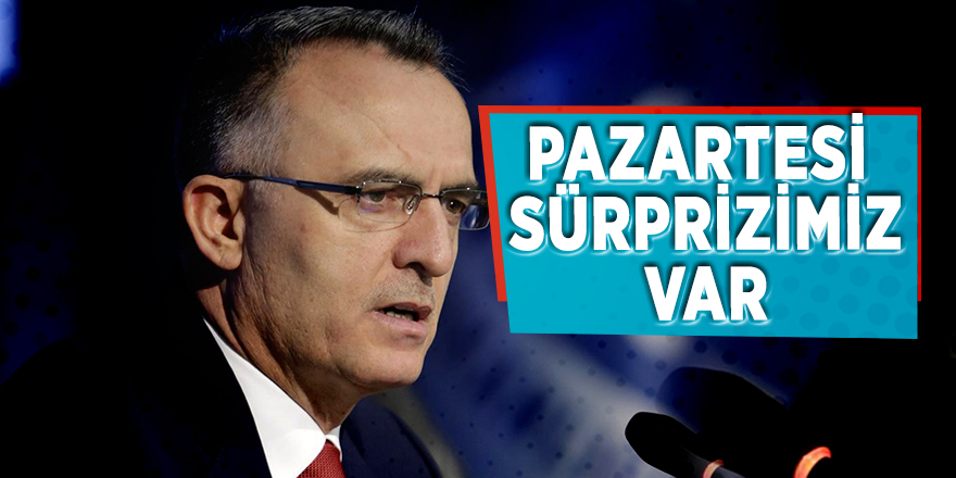 Bakan Ağbal: Pazartesi sürprizimiz var