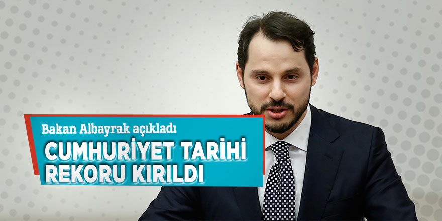 Cumhuriyet tarihi rekoru kırıldı