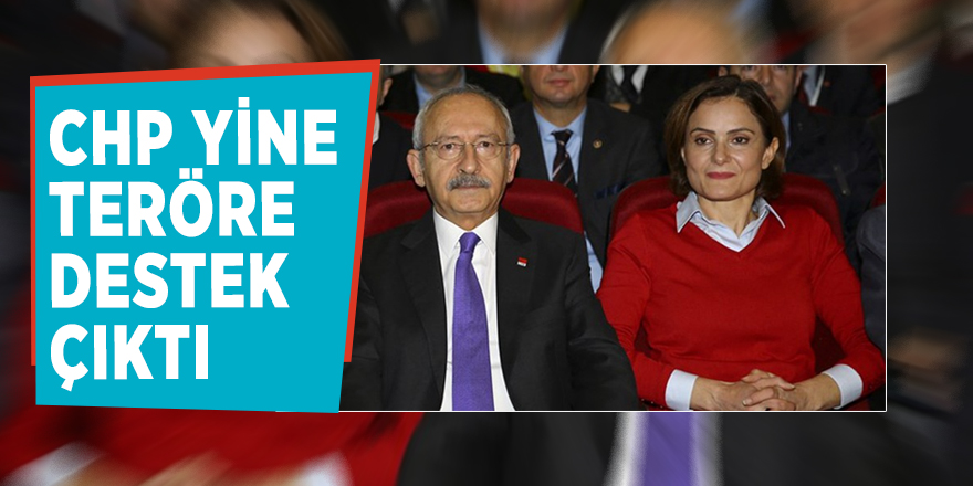 CHP yine teröre destek çıktı