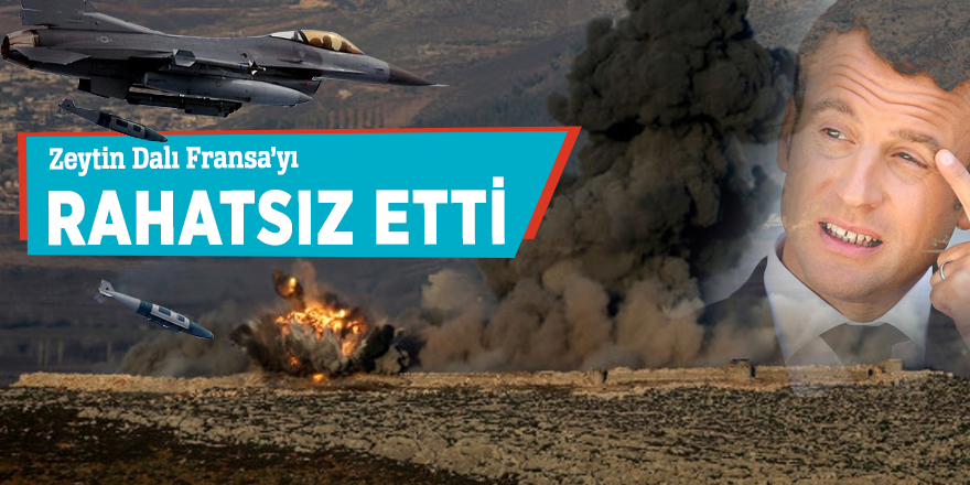 Zeytin Dalı Fransa’yı rahatsız etti