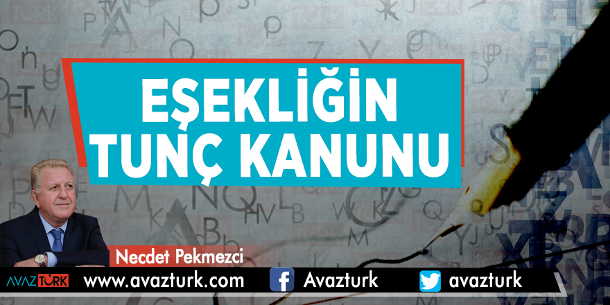 Eşekliğin tunç kanunu