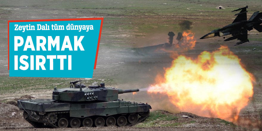 Zeytin Dalı tüm dünyaya parmak ısırttı