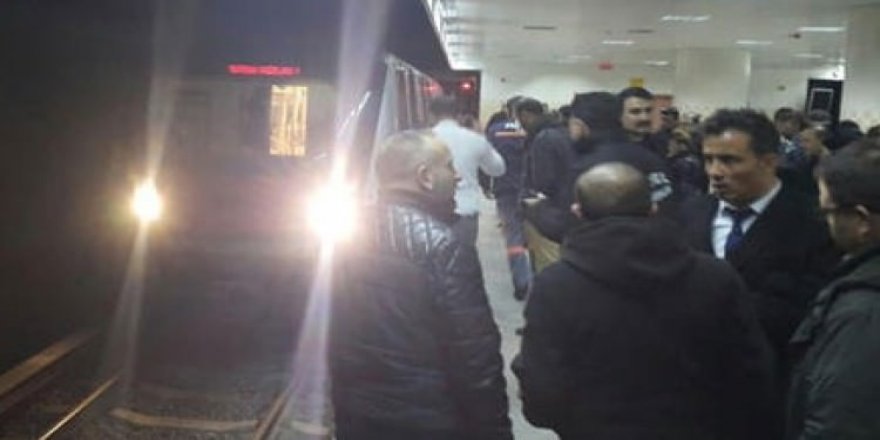 Ankara Kızılay-Çayyolu metro hattında korku dolu anlar
