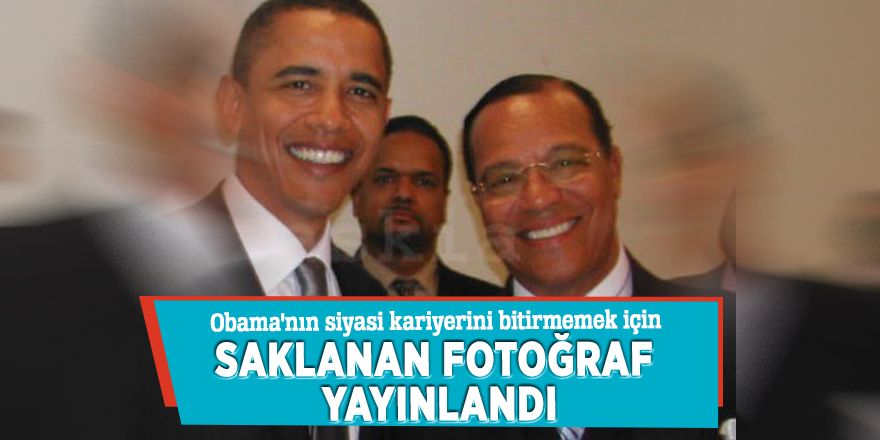 Obama'nın siyasi kariyerini bitirmemek için saklanan fotoğraf yayınlandı