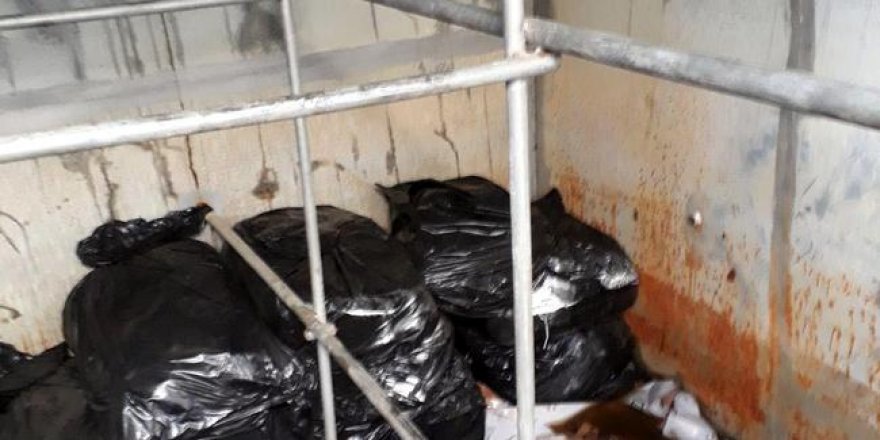 O ilde 600 kilo patlayıcı ele geçirildi