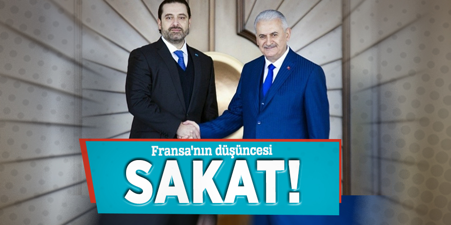 Başbakan Yıldırım: Fransa'nın düşüncesi sakat!