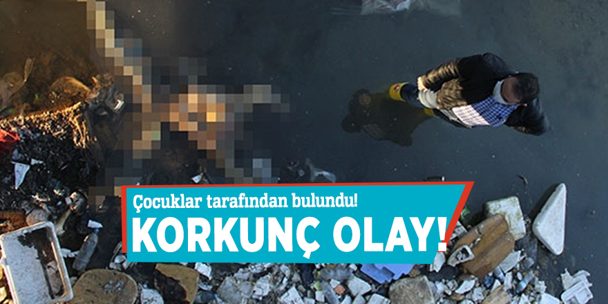 Korkunç olay! Çocuklar tarafından bulundu
