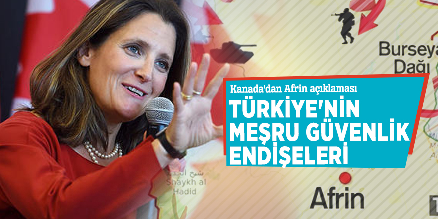 Kanada’dan Afrin açıklaması