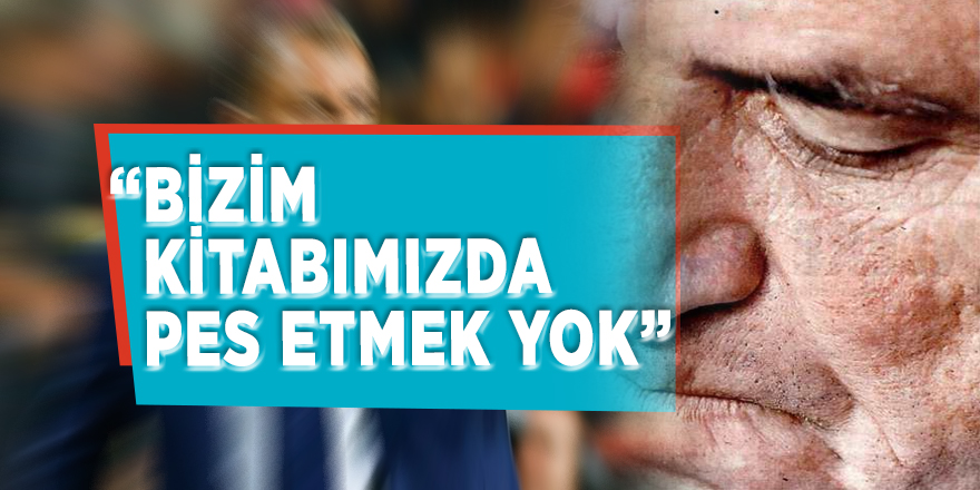 Fatih Terim: ''Kitabımızda pes etmek yok”
