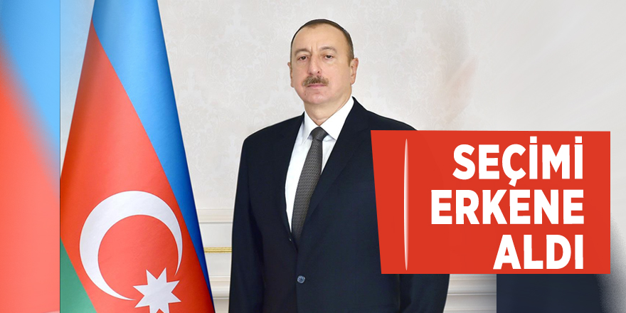 Aliyev, seçimi erkene aldı