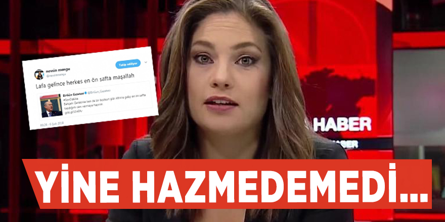 Nevşin Mengü yine hazmedemedi…