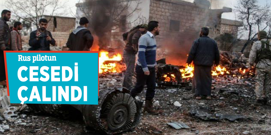 Rus pilotun cesedi çalındı