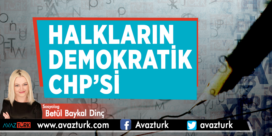 Halkların Demokratik CHP’si