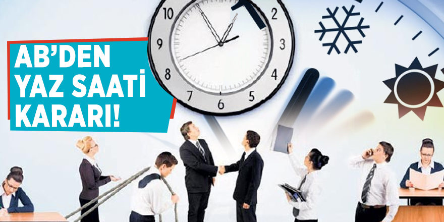 AB'den yaz saati kararı!