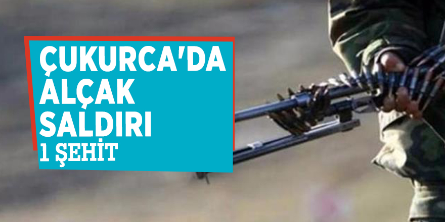 Çukurca'da hain saldırı: 1 şehit