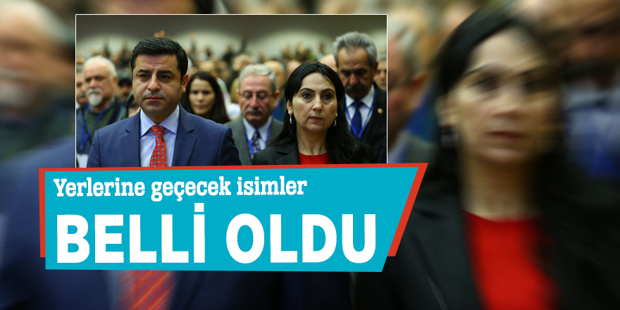 HDP'nin yeni Eş Genel Başkanları belli oldu
