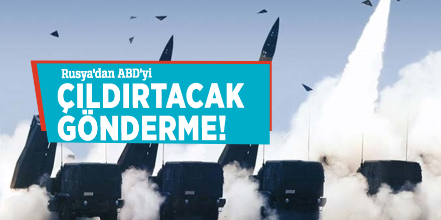 Rusya'dan ABD'yi çıldırtacak gönderme!
