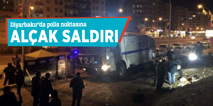 Diyarbakır’da polis noktasına alçak saldırı
