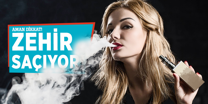 Elektronik sigara zehir saçıyor!