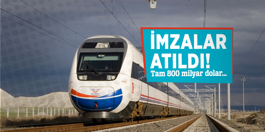 İmzalar atıldı! Tam 800 milyar dolar...