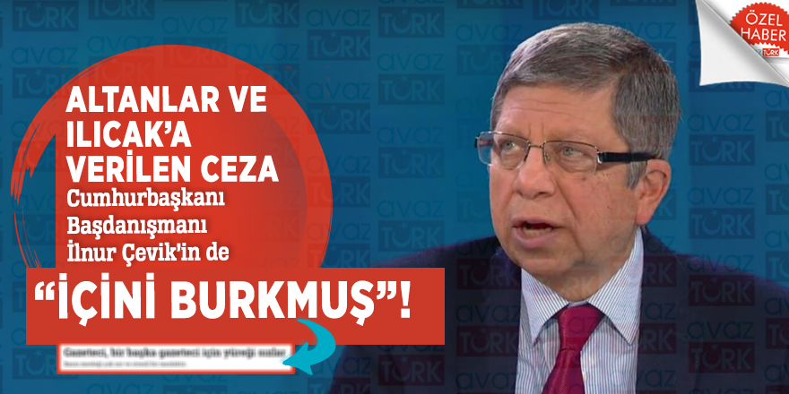 Altanlar ve Ilıcak’a verilen ceza Cumhurbaşkanı Başdanışmanı İlnur Çevik’in de “içini burkmuş”!