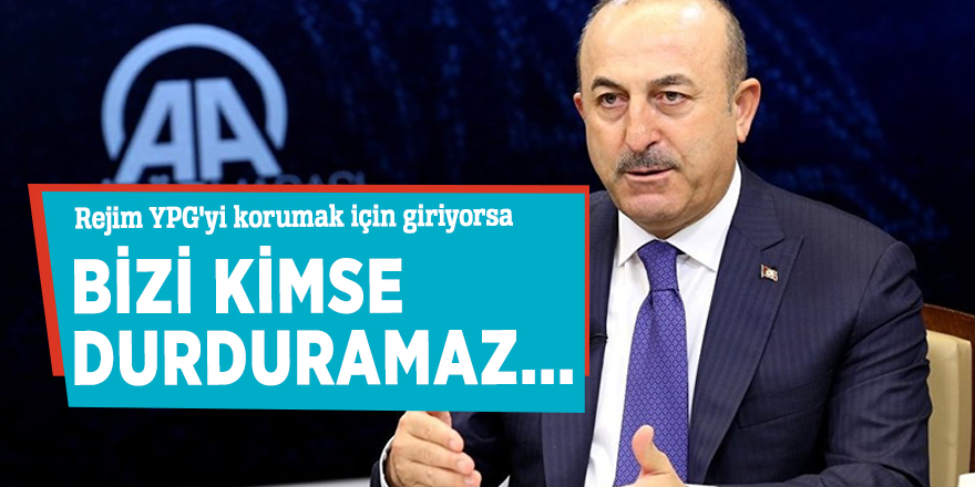 Çavuşoğlu'ndan Afrin açıklaması