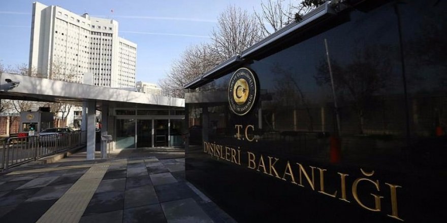 Dışişleri Bakanlığı ABD'deki saldırıyı kınadı