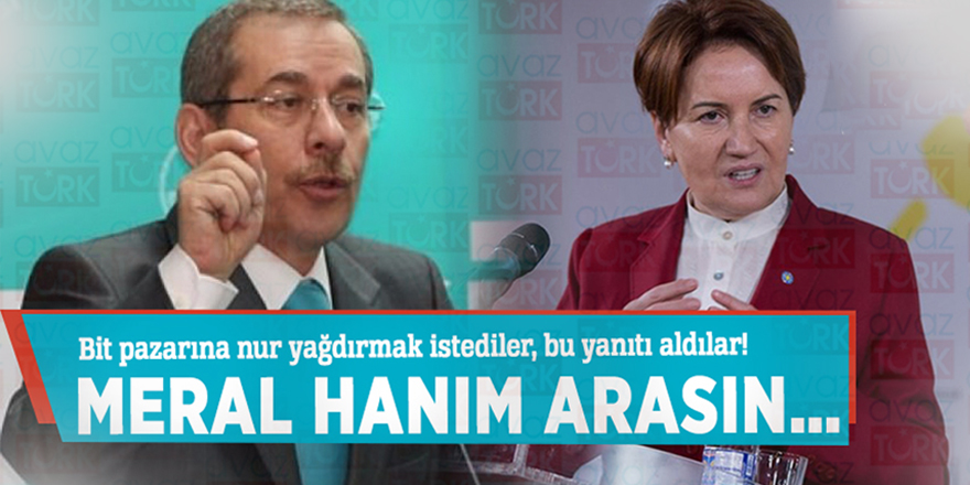 Bit pazarına nur yağdırmak istediler, bu yanıtı aldılar! Meral Hanım arasın…