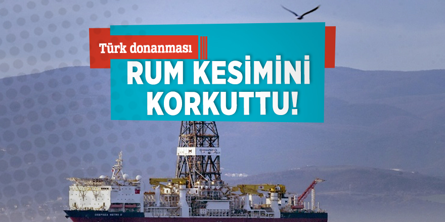 Türk donanması Rum kesimini korkuttu!