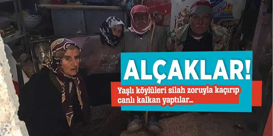 Alçaklar! Yaşlı köylüleri silah zoruyla kaçırıp canlı kalkan yaptılar…