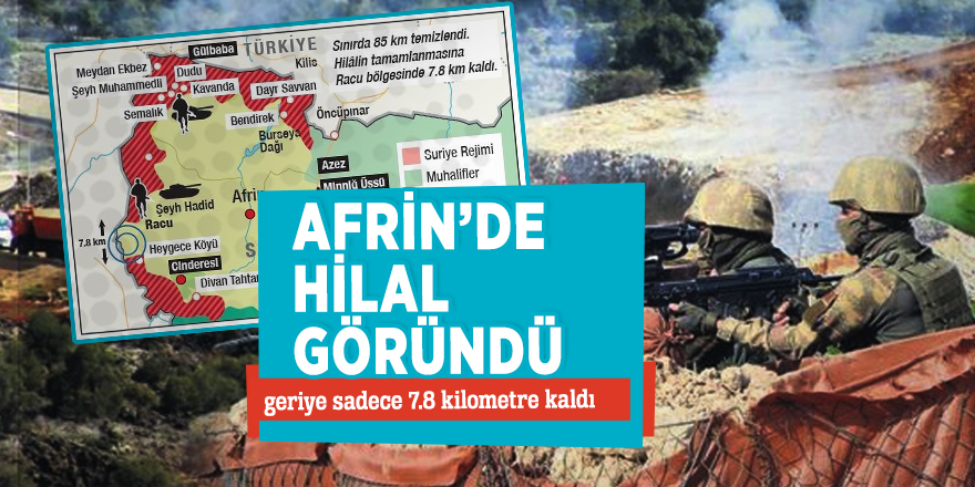 Afrin’de hilal göründü