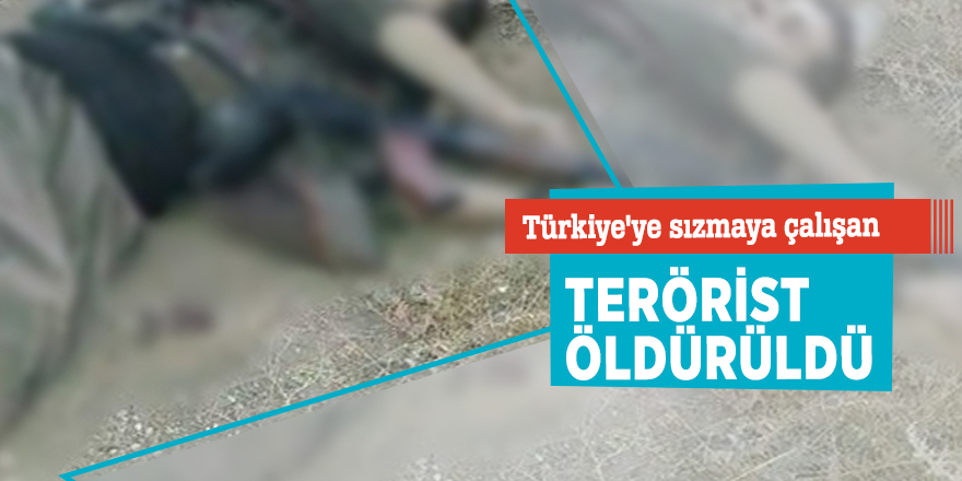 Türkiye'ye sızmaya çalışan terörist öldürüldü