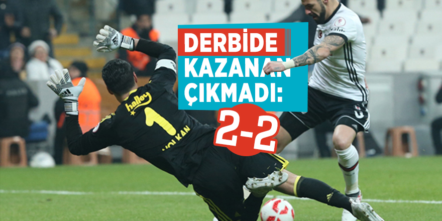 Derbide kazanan çıkmadı: 2-2