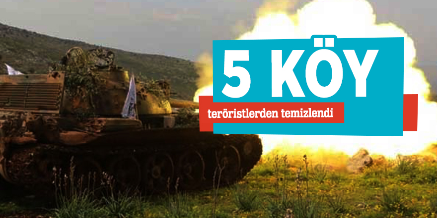 5 köy teröristlerden temizlendi