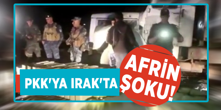 PKK'ya Irak'ta Afrin şoku!