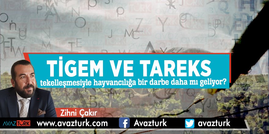 TİGEM ve TAREKS tekelleşmesiyle hayvancılığa bir darbe daha mı geliyor?