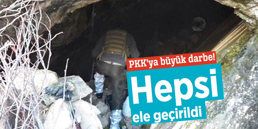 PKK'ya büyük darbe! Hepsi ele geçirildi