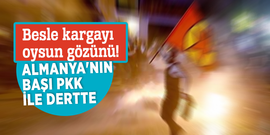 Besle kargayı oysun gözünü! Almanya'nın başı PKK ile dertte