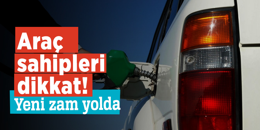 Benzine 12 kuruşluk zam