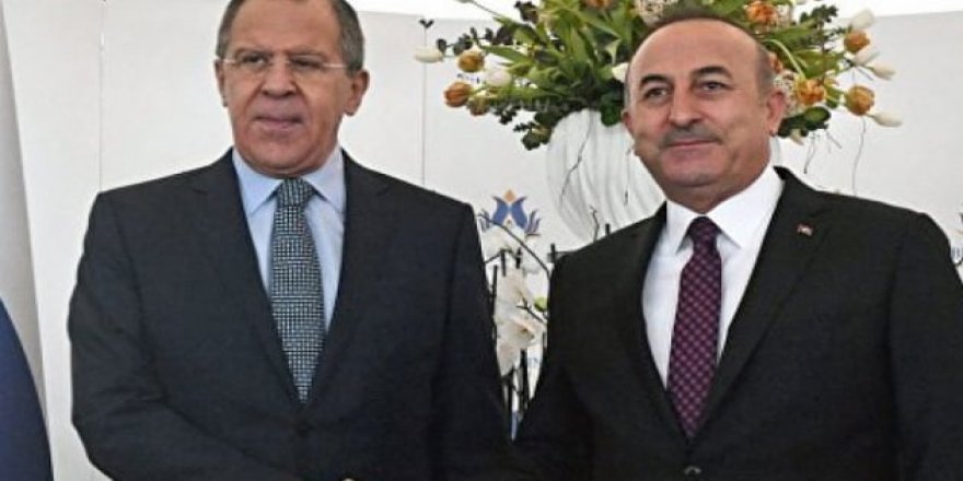 Çavuşoğlu, Rus mevkidaşı Lavrov ile görüştü