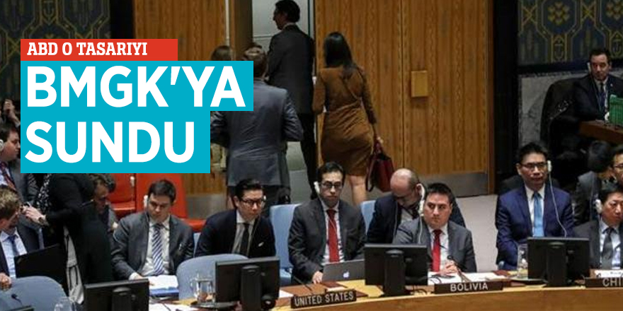 ABD o tasarıyı BMGK'ya sundu