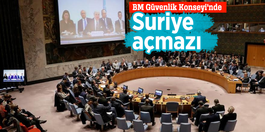 BM Güvenlik Konseyi'nde Suriye açmazı
