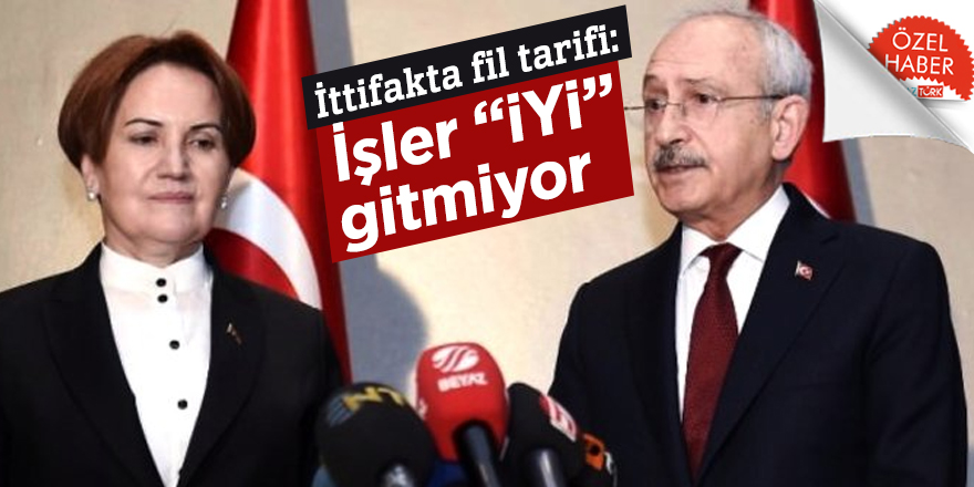 İttifakta fil tarifi: İşler “İYİ” gitmiyor
