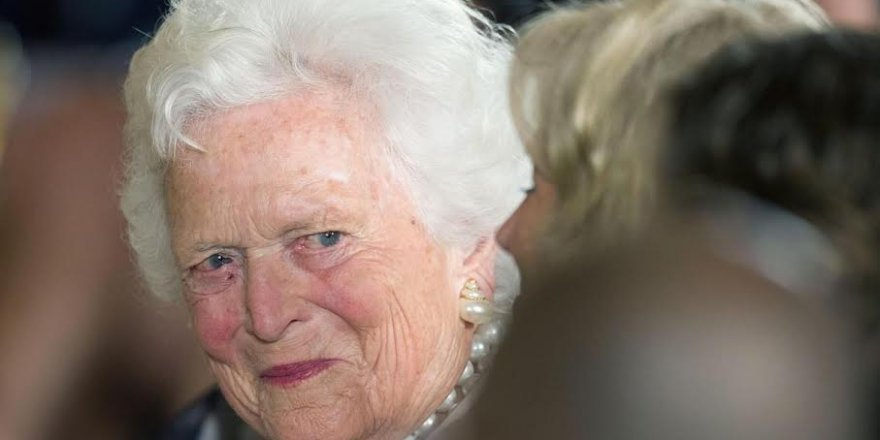 ABD'nin eski first lady'si Barbara Bush 92 yaşında hayatını kaybetti...