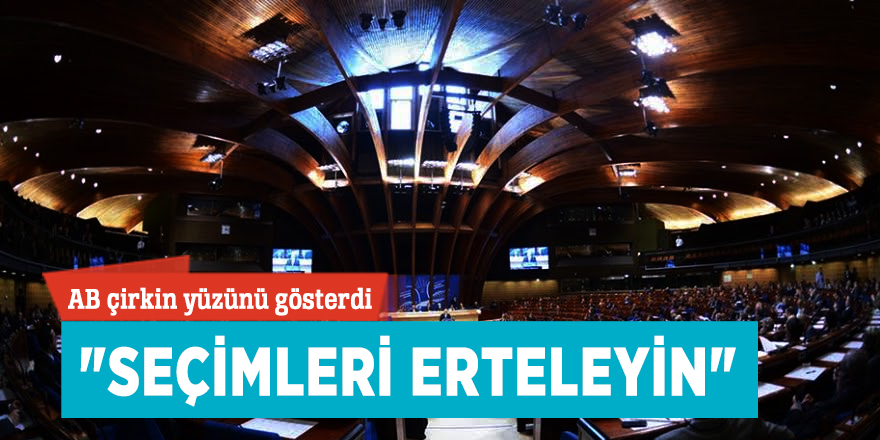 AB çirkin yüzünü gösterdi "Seçimleri erteleyin"