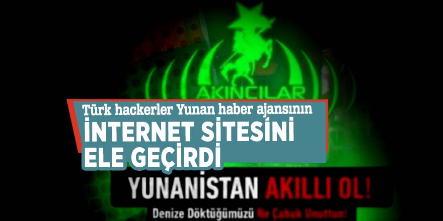 Türk hackerler Yunan haber ajansının internet sitesini ele geçirdi 