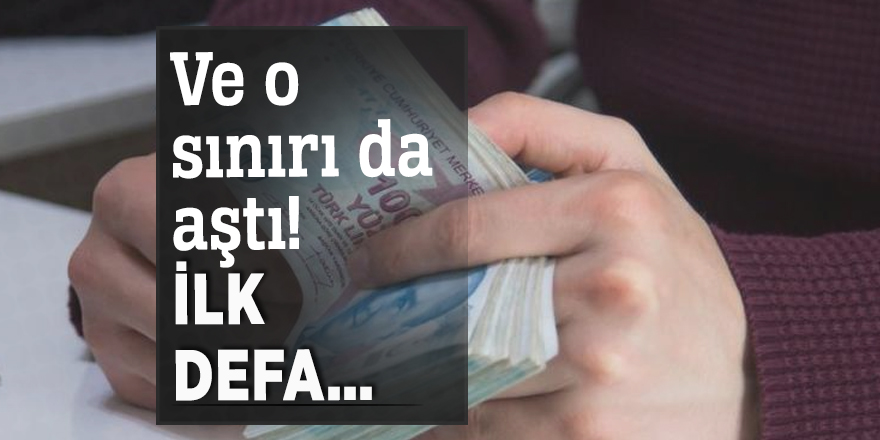 Ve o sınırı da aştı! İlk defa…