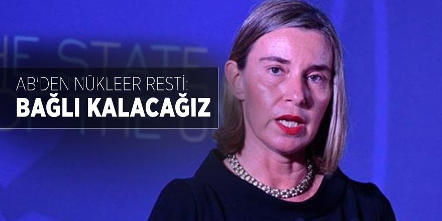 AB'den nükleer resti: Bağlı kalacağız