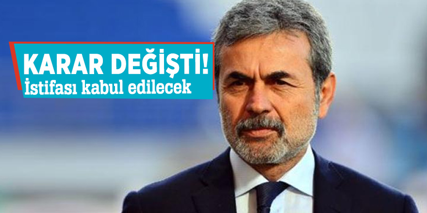 Karar değişti! İstifası kabul edilecek