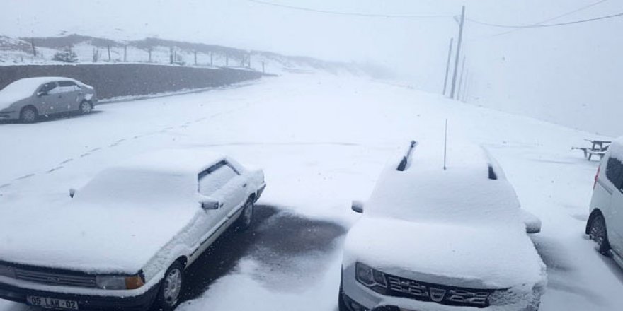 Mayıs ayının ortasında kar yağdı!